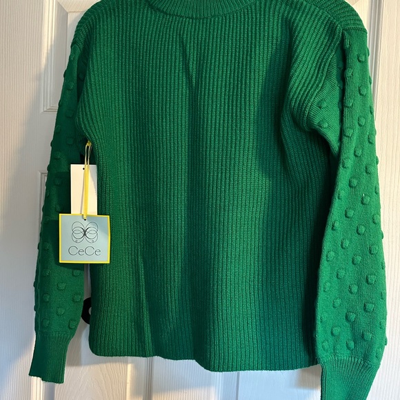 Chunky green CeCe Sweater NWT - Size Small - Picture 1 of 3